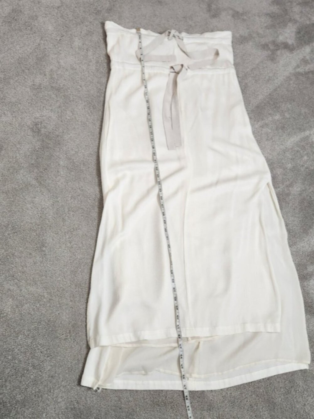 Zero + Maria Cornejo cream size 6 cream strapless dress fits Small to Medium - Picture 10 of 15